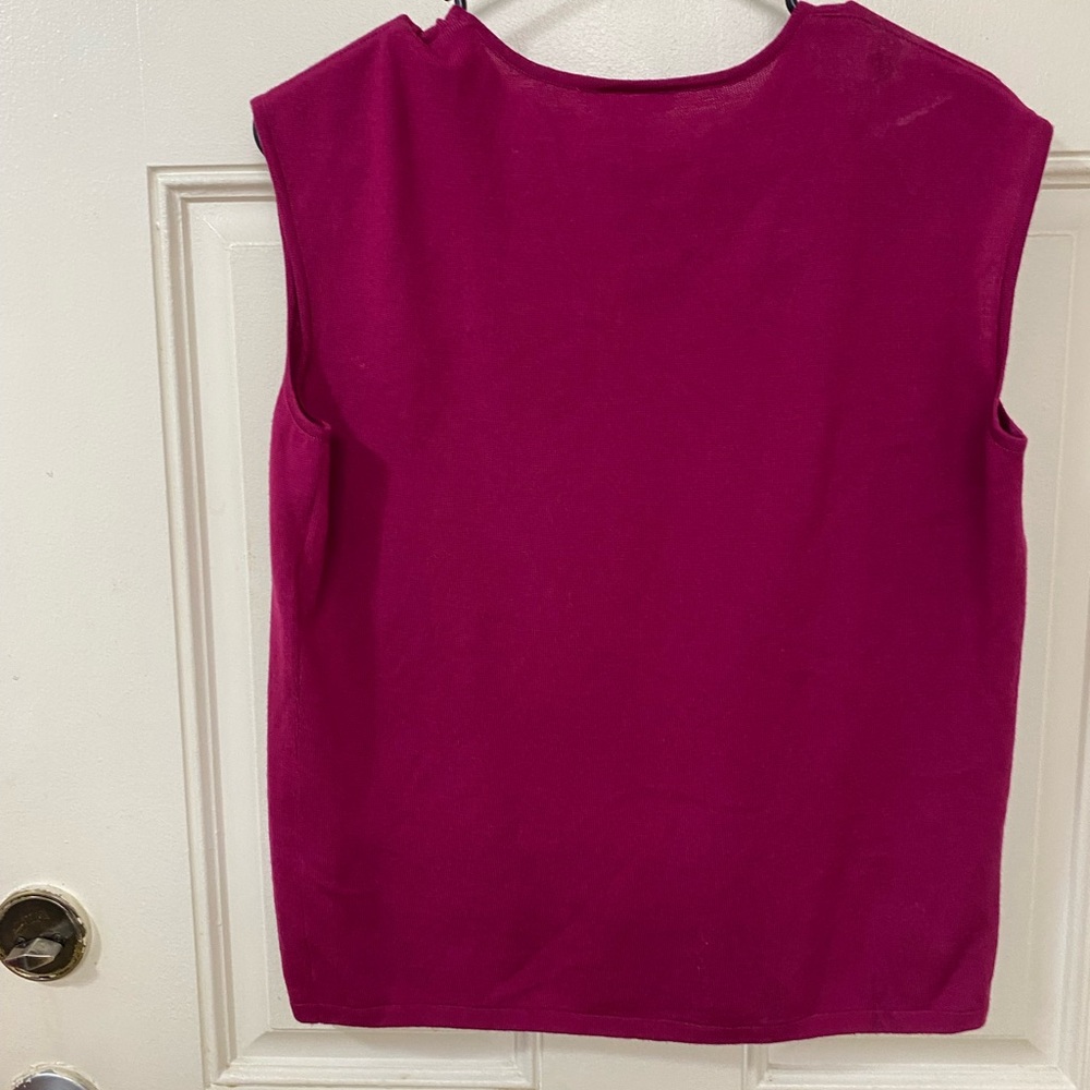 Escada Women's Pink Sleeveless Top